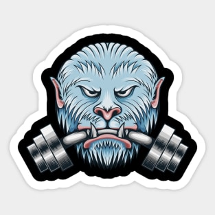 Yeti Fitness Sticker